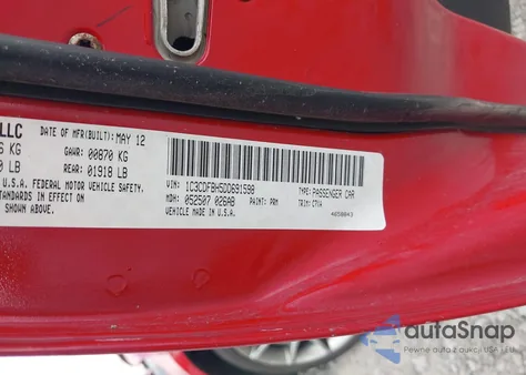 2013 Dodge Dart Rallye from USA, damaged, VIN 1C3CDFBH5DD691598